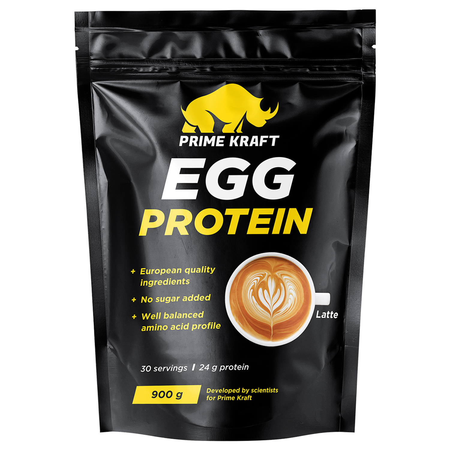 Протеин яичный Prime Kraft Egg Protein латте 900г - фото 1