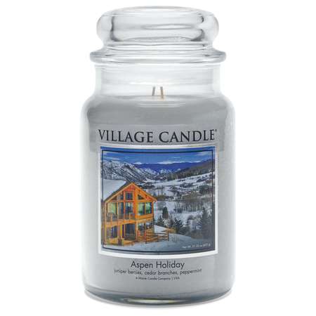 Свеча Village Candle ароматическая Рождественские Каникулы 4260052