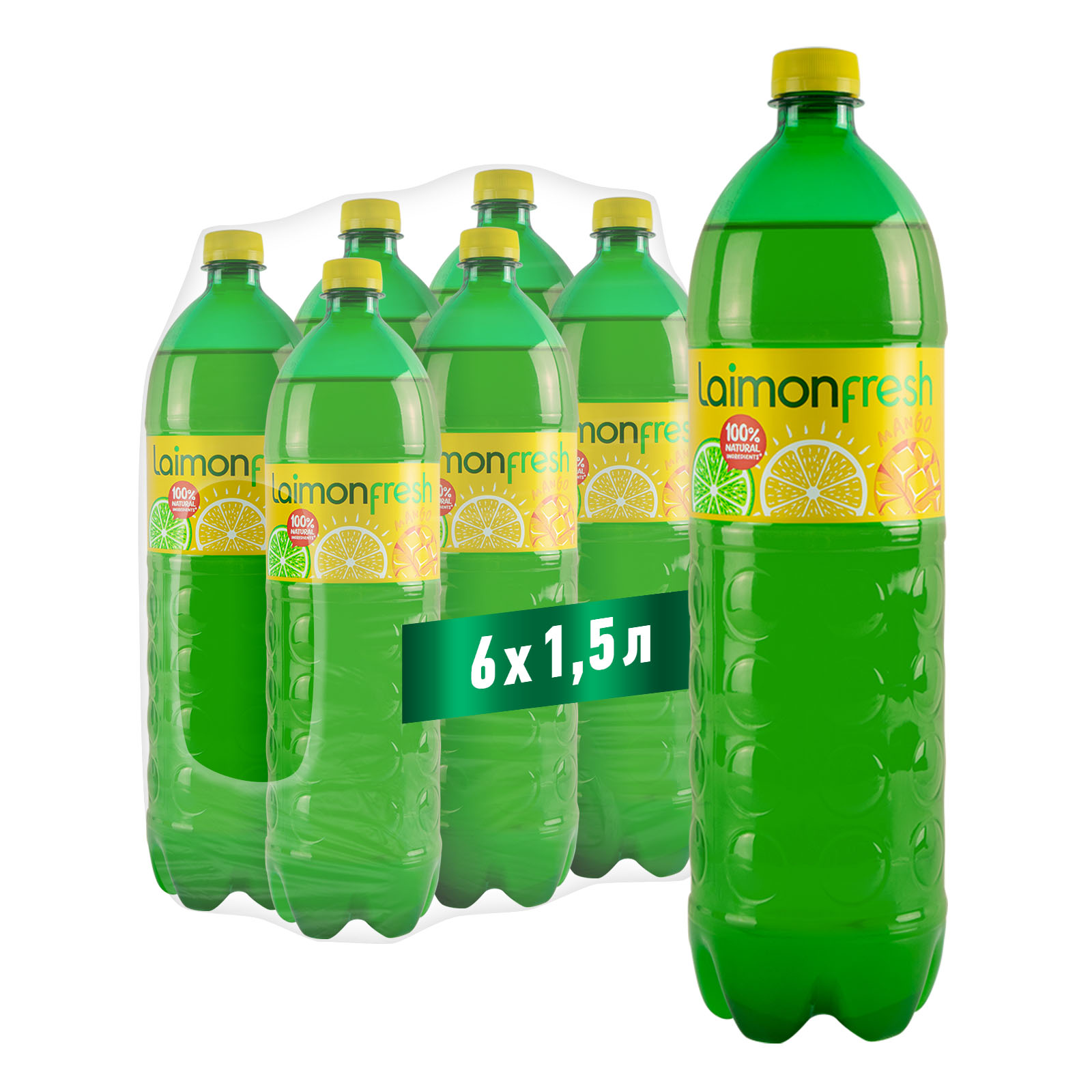 Напиток газированный Laimon Fresh mango 1.5 л - фото 1