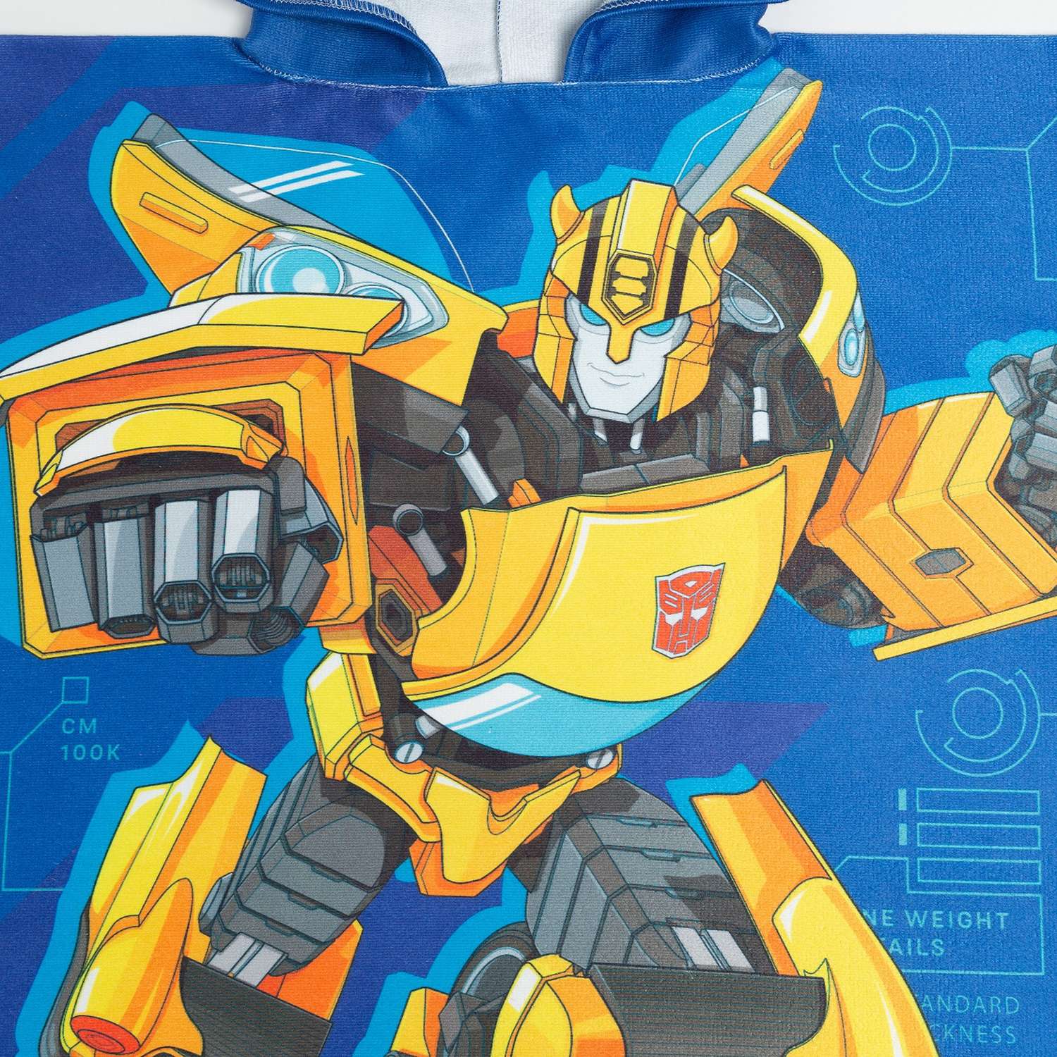 Полотенце-пончо Hasbro Bumblebee Transformers 60х120 см - фото 4