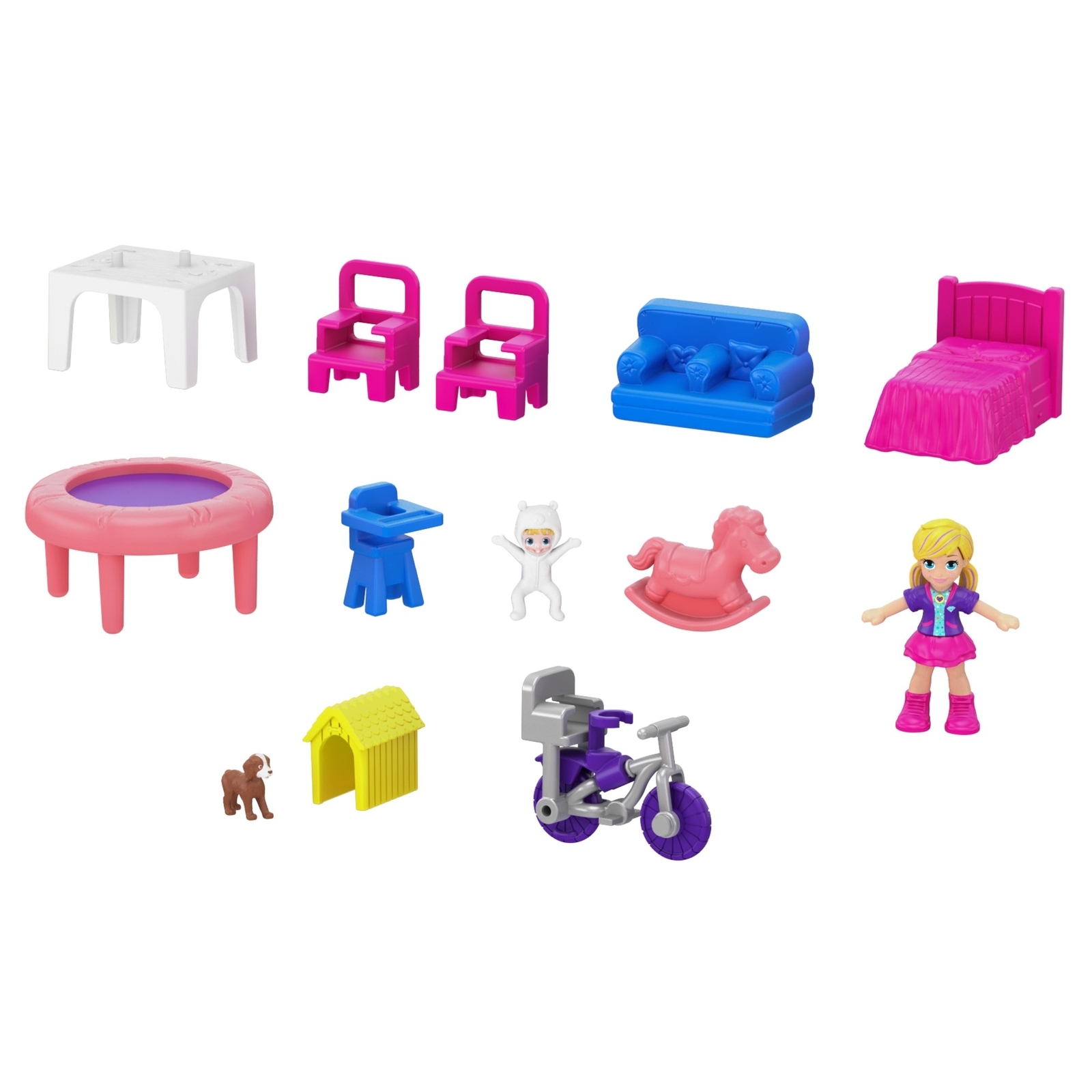 Набор игровой POLLY POCKET Полливиль Дом Полли GFP42 купить по цене 499 ₽ в  интернет-магазине Детский мир