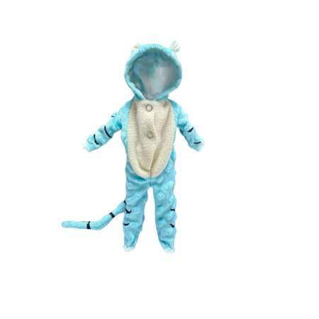 Одежда для куклы Барби Ani Raam Кигуруми тигр бирюзовый