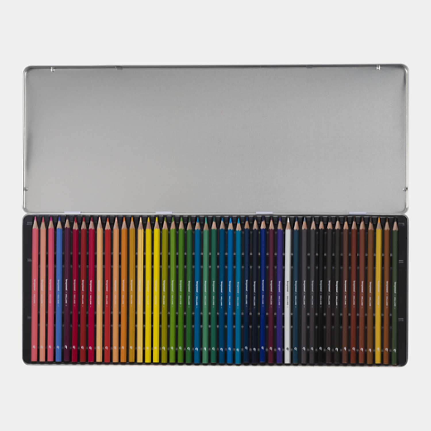Набор цветных карандашей BRUYNZEEL Черепаха 45 цветов в металлическом коробе-пенале - фото 3