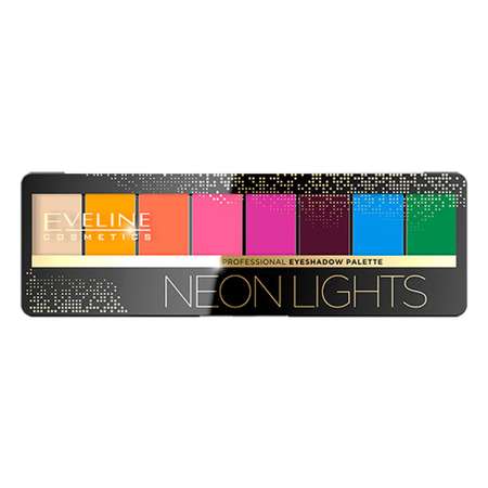 Палетка теней EVELINE Eyeshadow professional palette тон 06 neon lights