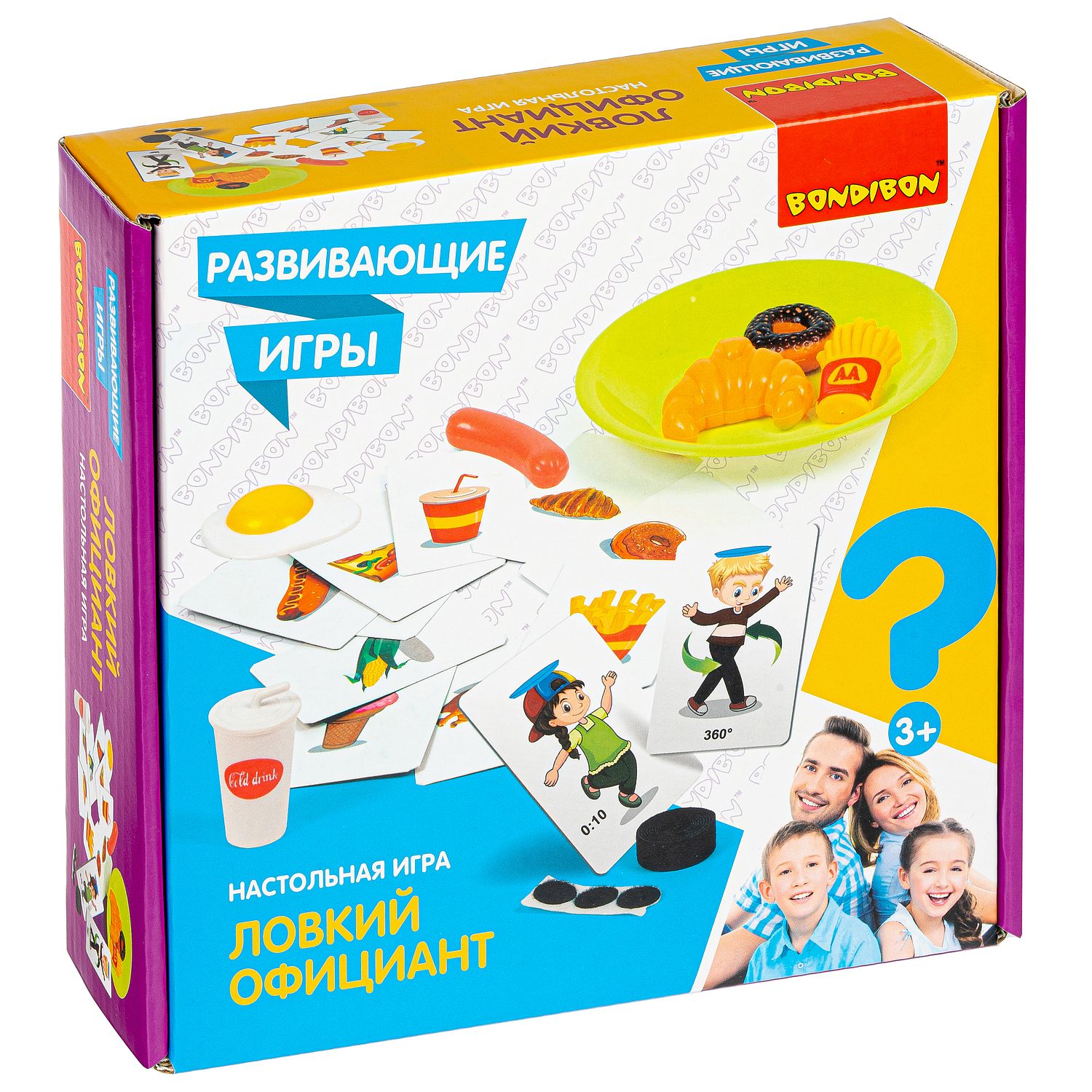 Игра развивающая Bondibon Ловкий официант ВВ4514 - фото 1