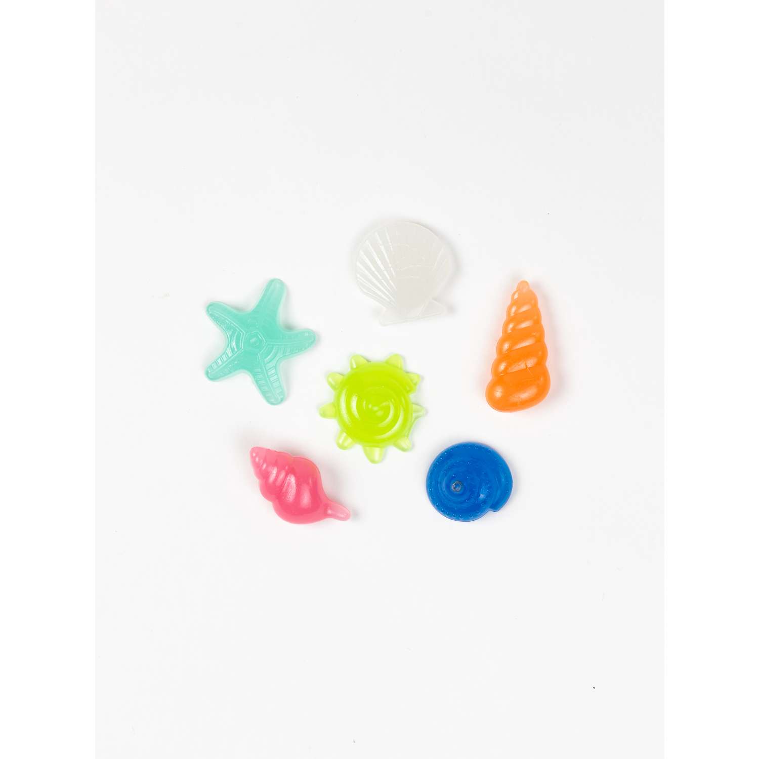 Акриловые кристаллы Color Si Морские ракушки 50 шт светящиеся - фото 3