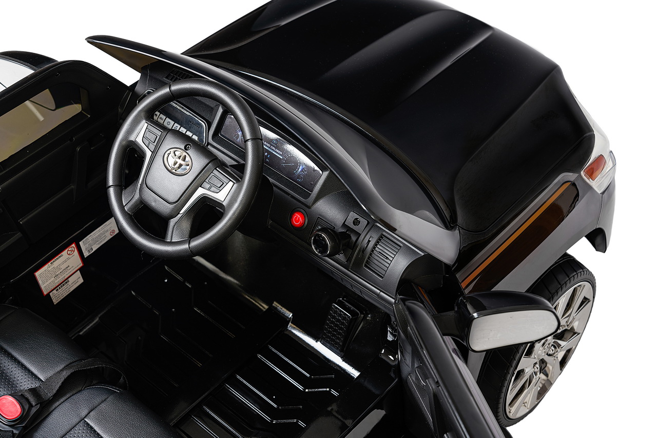 Электромобиль TOYLAND Джип Toyota LC 12V чёрный - фото 8