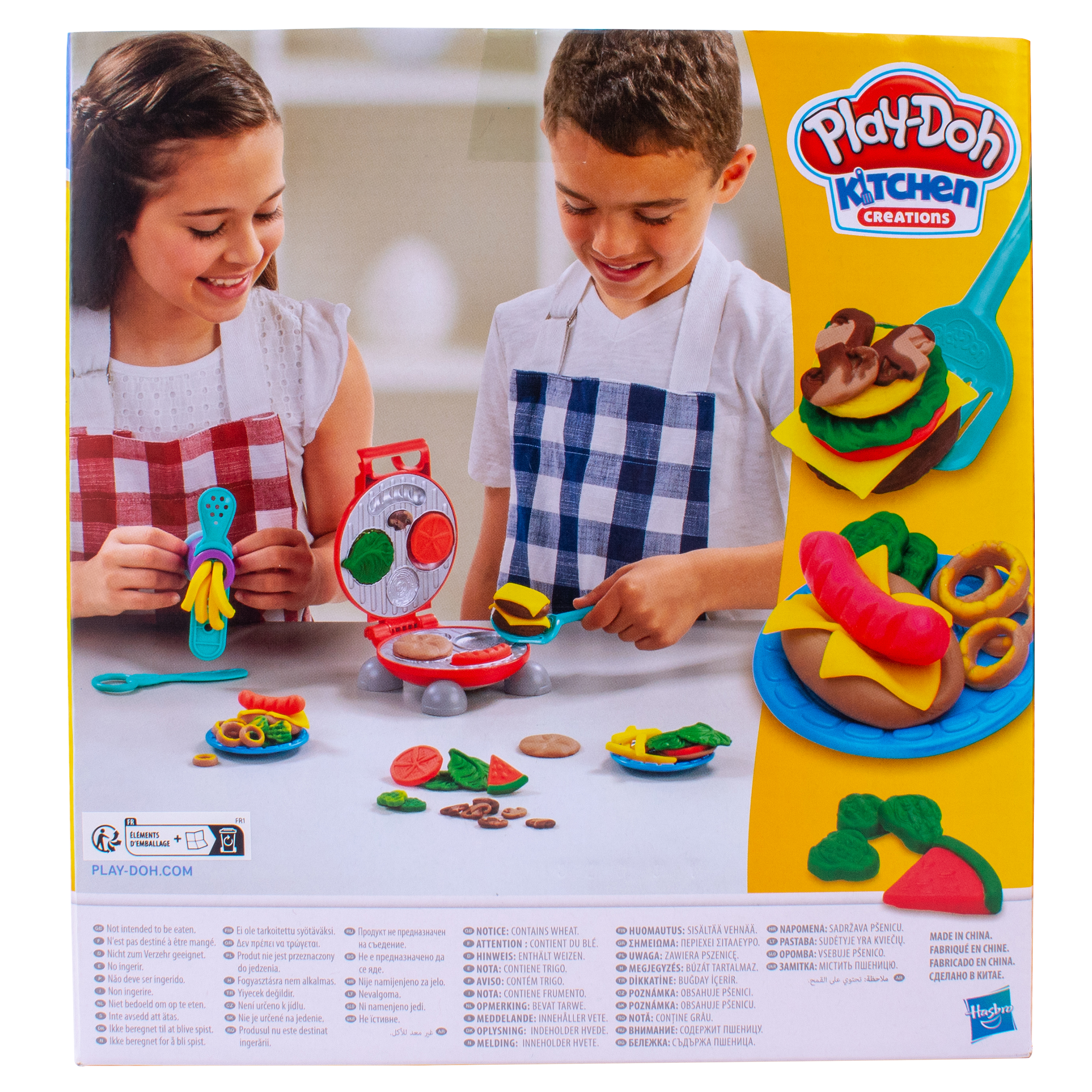 Набор для лепки Hasbro Play-Doh Бургер-гриль - фото 3