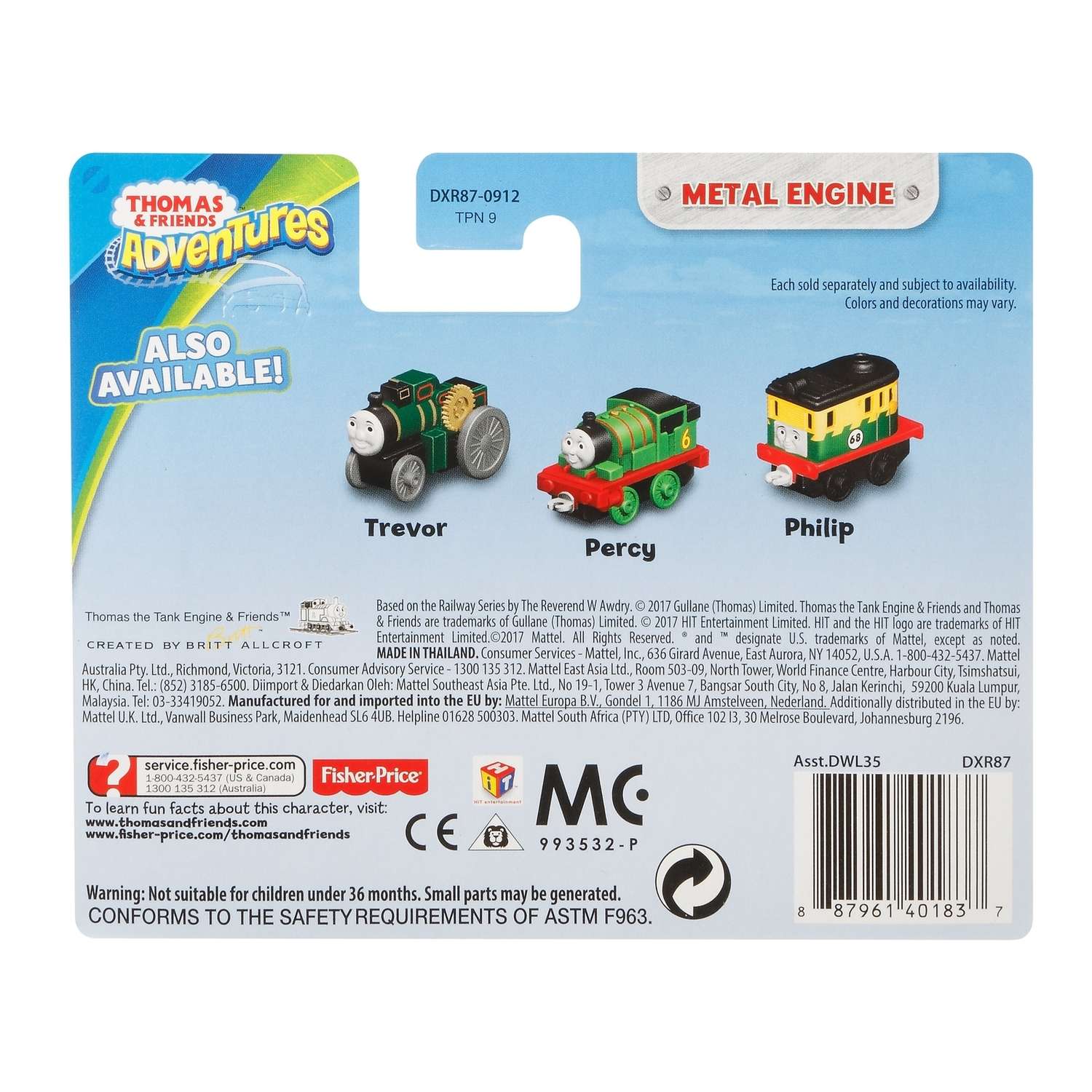 Паровозик Thomas & Friends Люк DXR87 DWM28 - фото 3