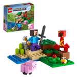 Конструктор детский LEGO Minecraft Засада Крипера 21177