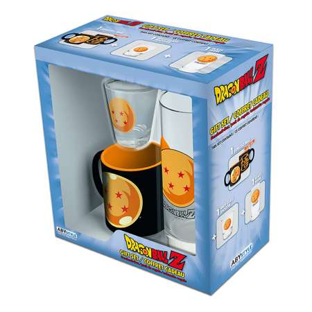 Подарочный набор ABYStyle Dragon Ball Бокал 290ml+Рюмка 50ml+Кружка 110ml ABYPCK130