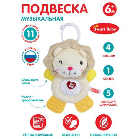 Музыкальная подвеска Smart Baby с прорезывателем