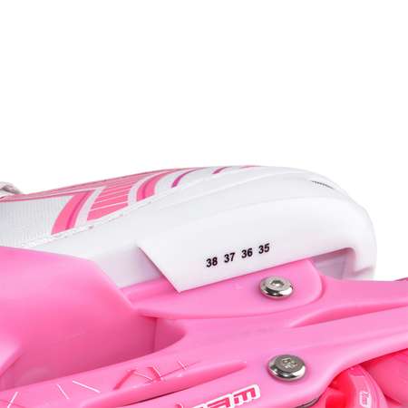Раздвижные роликовые коньки Alpha Caprice X-Team pink размер M 35-38