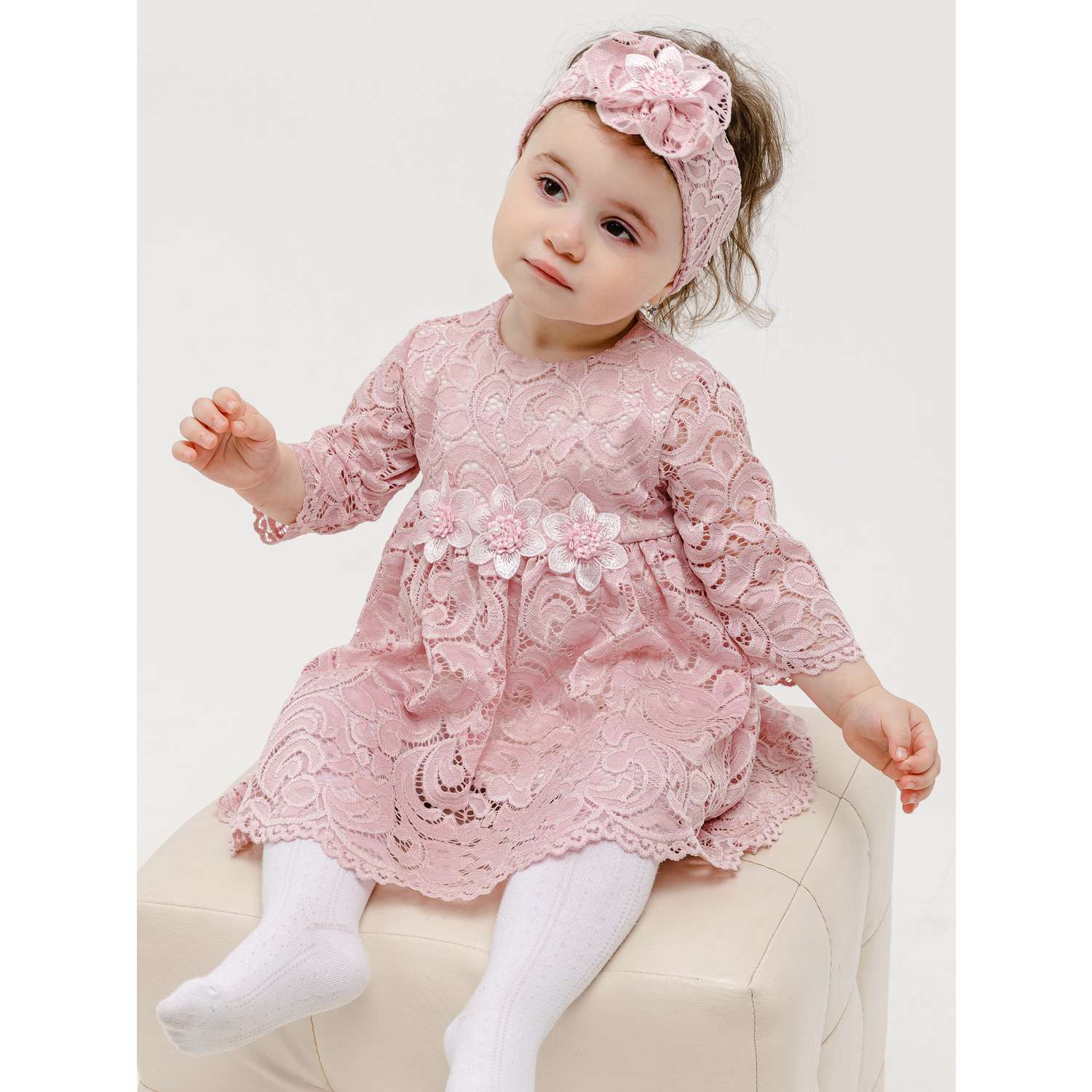 Платье Её малышество 91068По/розовый - фото 1