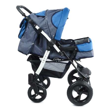 Коляска трансформер Babyton Pillo OX Denim-Blue