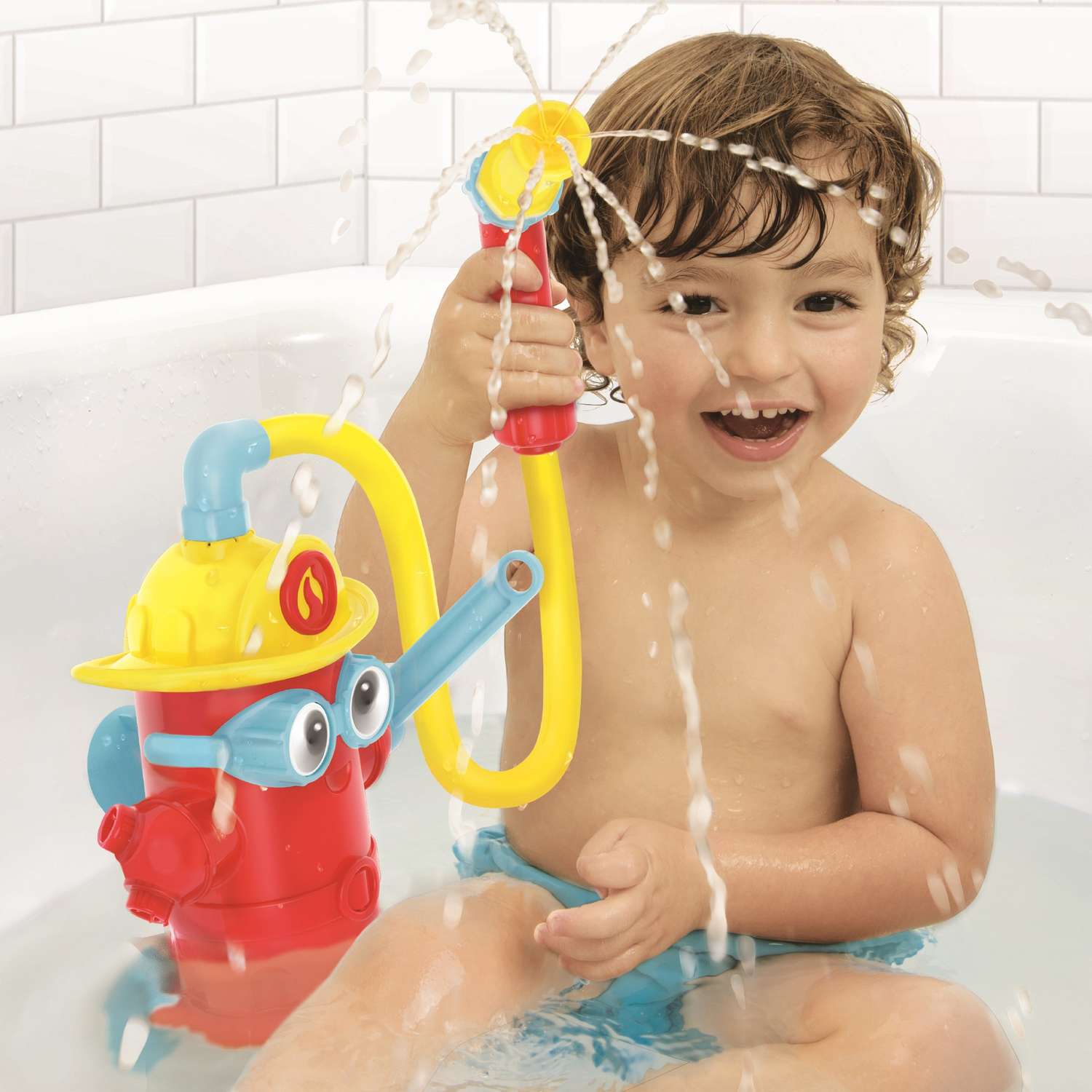 Игрушка для ванны душ Yookidoo Пожарный гидрант Фредди - фото 5