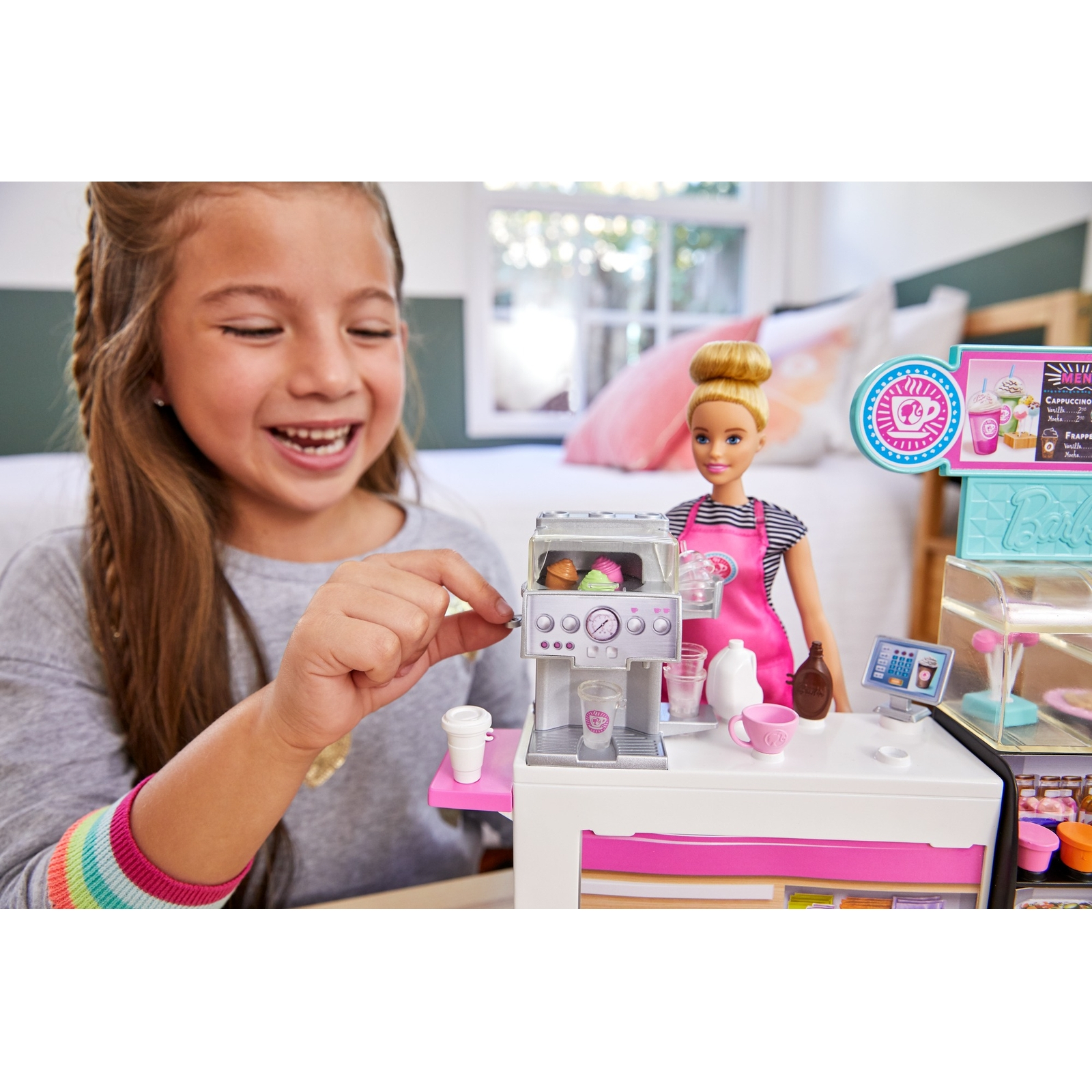 Набор игровой Barbie Кем быть Кофейня GMW03 GMW03 - фото 12