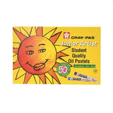 Набор масляной пастели Sakura Cray-Pas Junior Artist 50 цветов в картонной упаковке