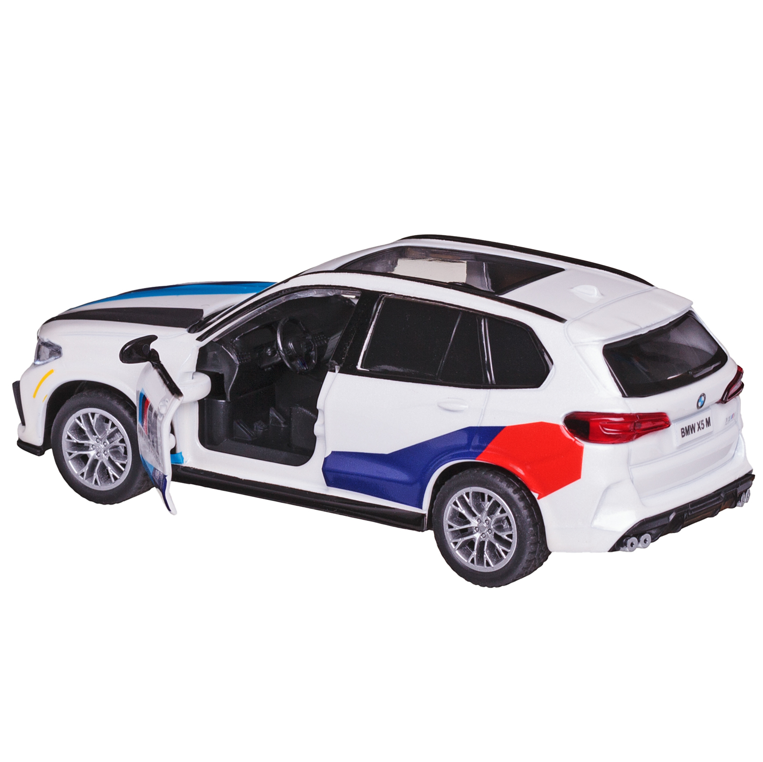 Автомобиль Abtoys BMW MSZ 1:43 инерционный белый WE-16393W - фото 6