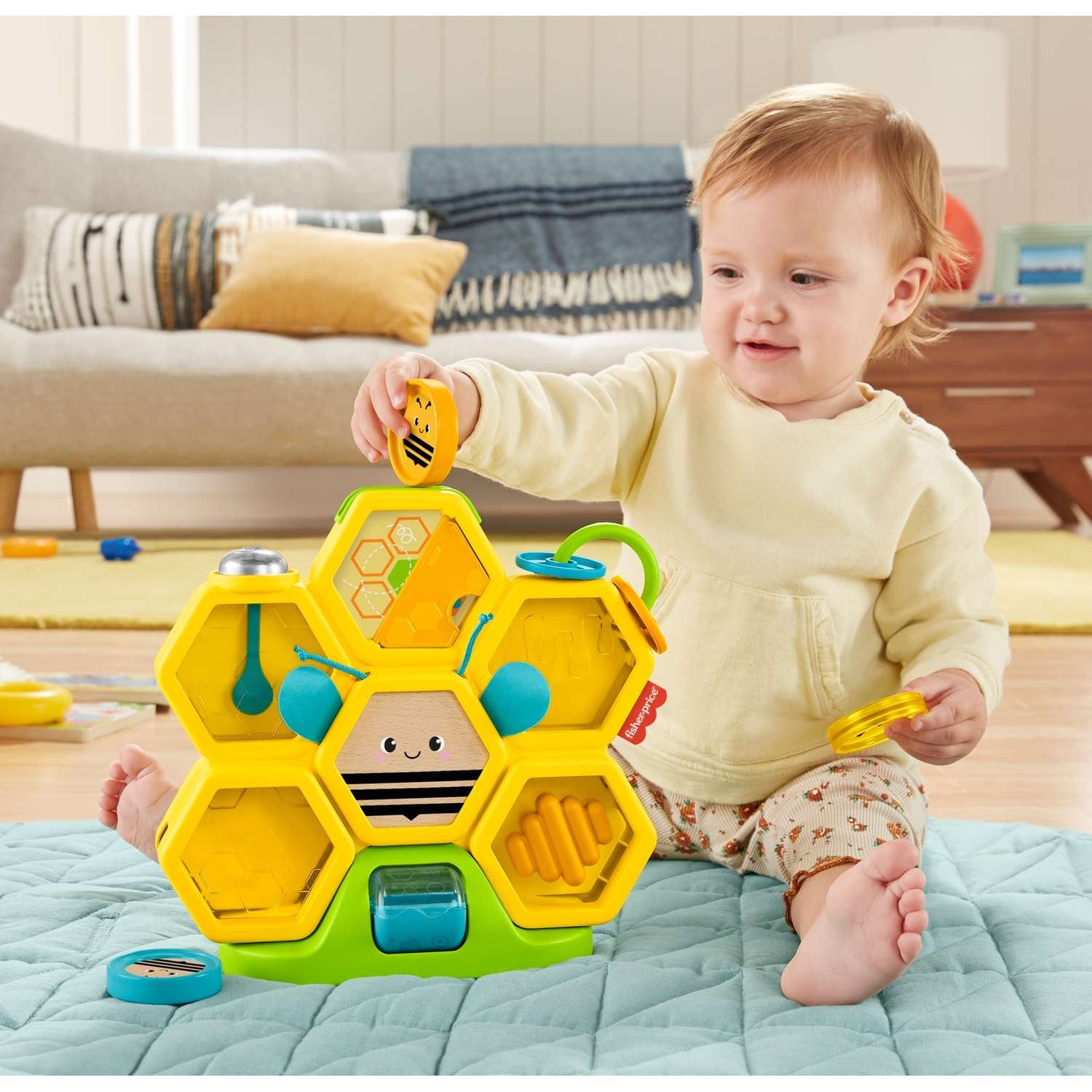 Игрушка развивающая Fisher Price Пчелиный улей GJW27 - фото 9