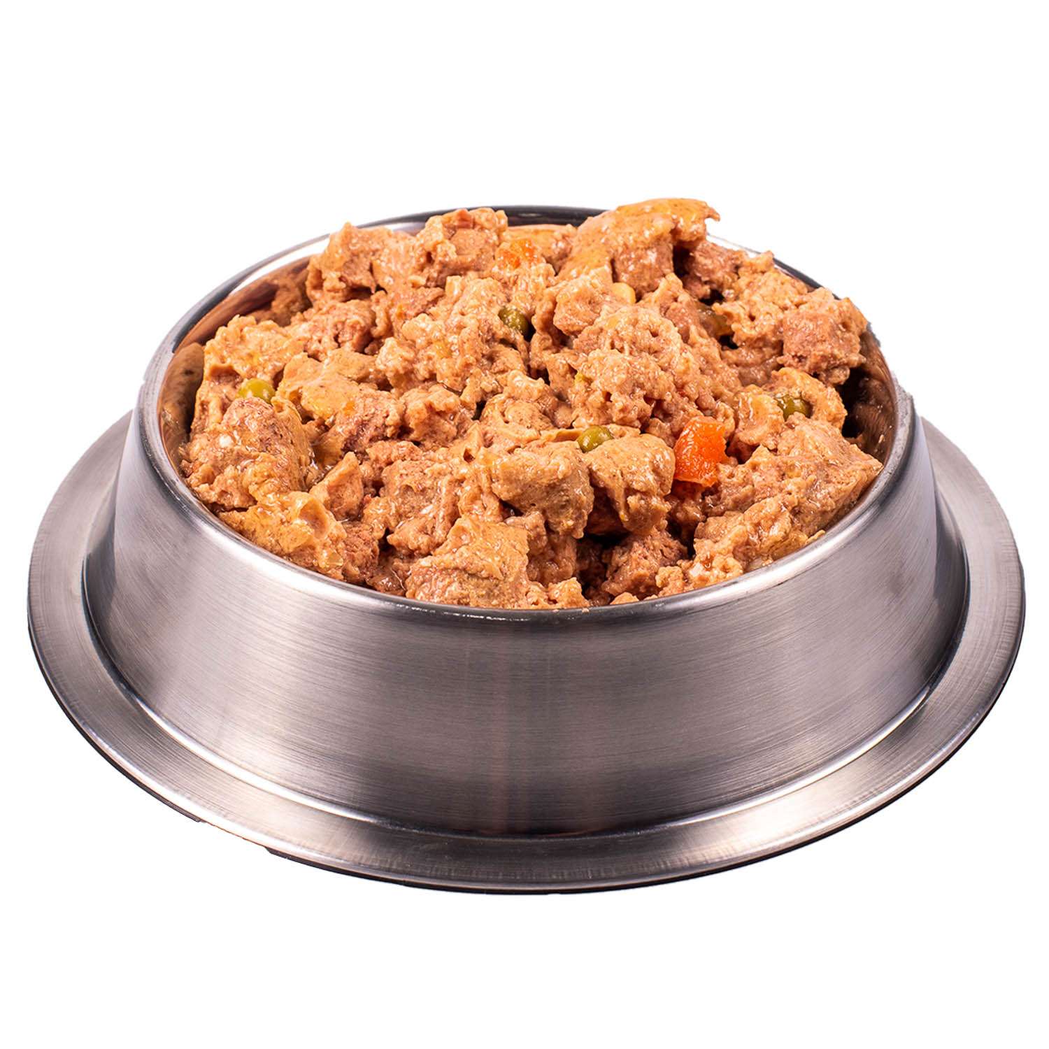 Корм для щенков MONGE Dog Fresh Chunks in Loaf мясной рулет телятина с овощами консервированный 400г - фото 4