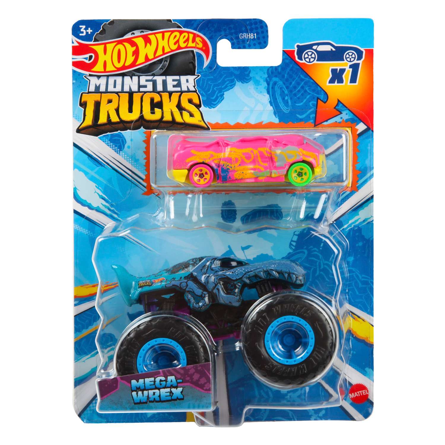 Машина Hot Wheels Monster Truck HKM17 GRH81 - фото 7