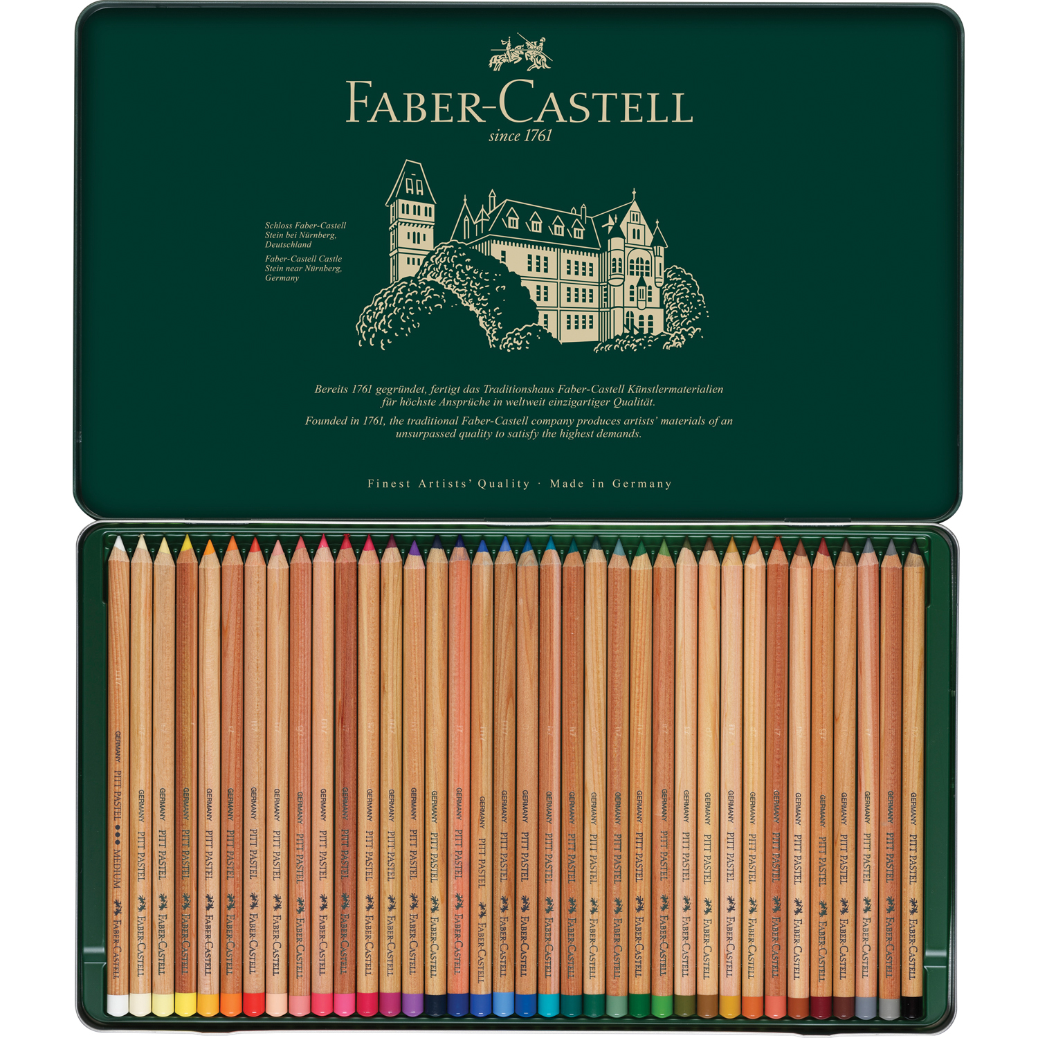 Пастельные карандаши FABER CASTELL Pitt Pastel 36 цветов - фото 3