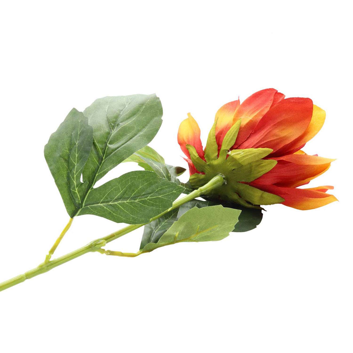 Цветок искусственный Astra Craft Георгин 76 см цвет персидский оранжевый - фото 2
