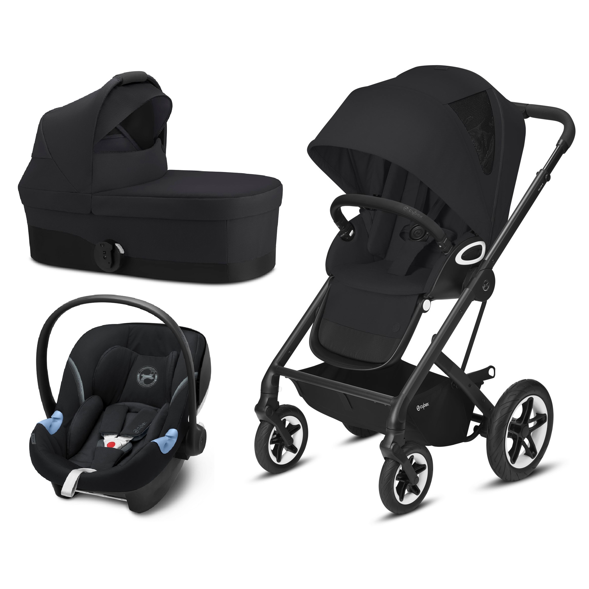 Коляска 3в1 Cybex Talos S Lux BLK Deep Black - фото 12