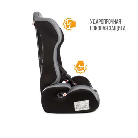 Автомобильное кресло ZLATEK УУД Zlatek ZL513 Basic гр.I/II/III серый
