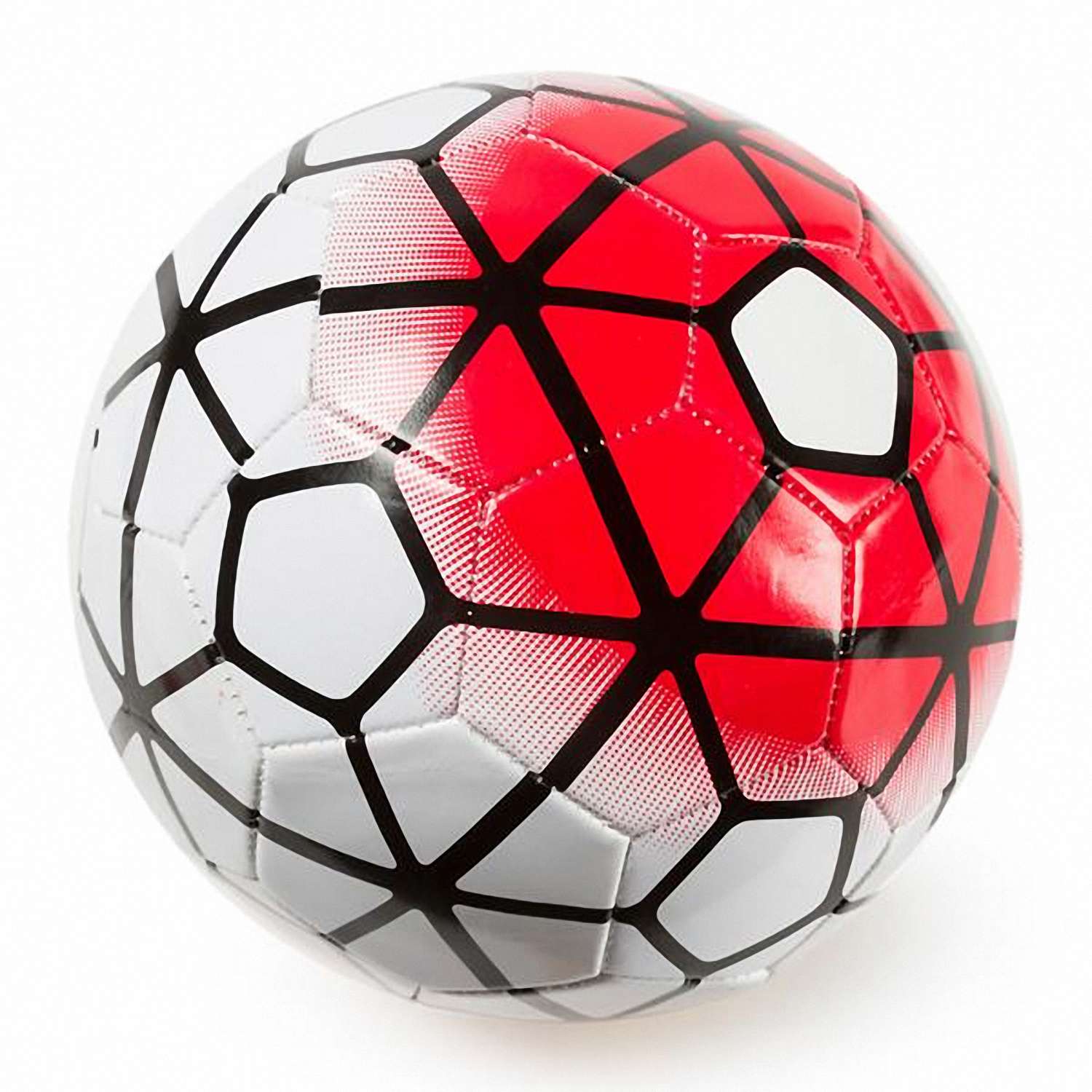 Мяч футбольный Kreiss с чёрными полосками - фото 1
