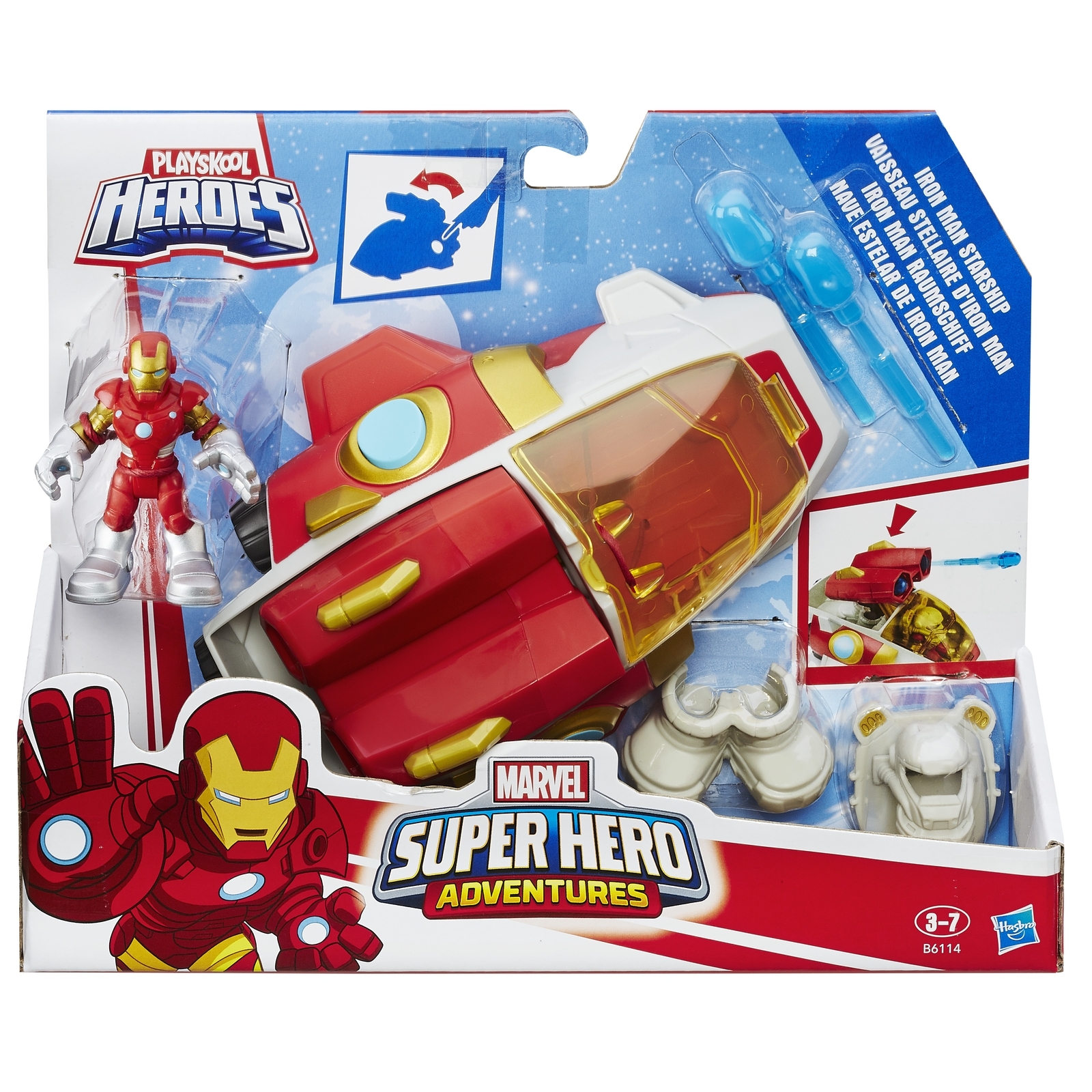 Набор Playskool HEROES из 2 фигурок Марвел в ассортименте - фото 7