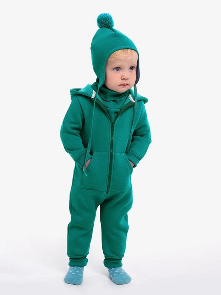 Манишка Trendyco kids ТК559/пыльный-изумруд - фото 3