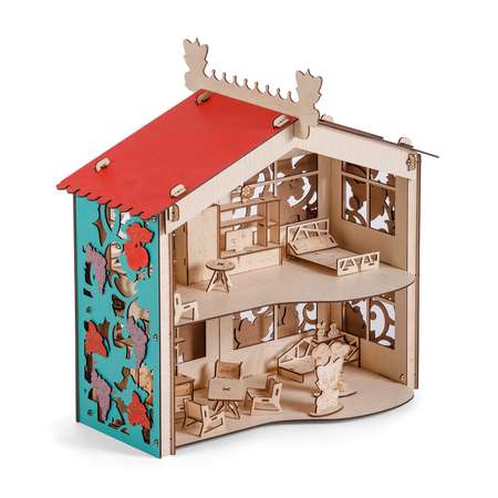 Кукольный домик Тутси в солнечной Тоскане с мебелью из дерева