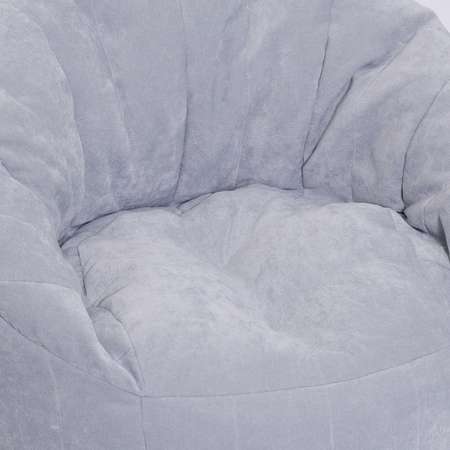 Кресло-мешок DreamBag Пенек Австралия Серый Микровельвет