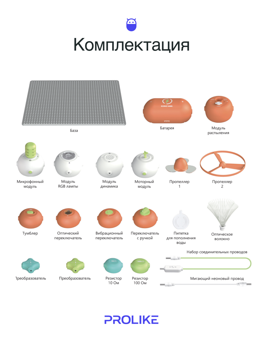 Электронный конструктор PROLIKE STEM Energy - фото 7