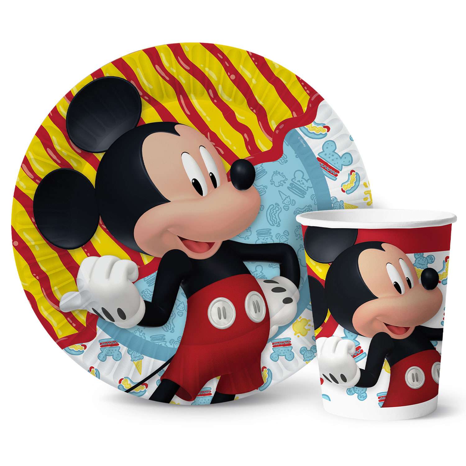 Набор одноразовой посуды ND PLAY Mickey Mouse - фото 2