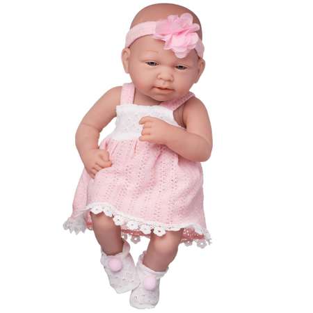 Кукла-пупс Junfa Pure Baby в белорозовом 35см