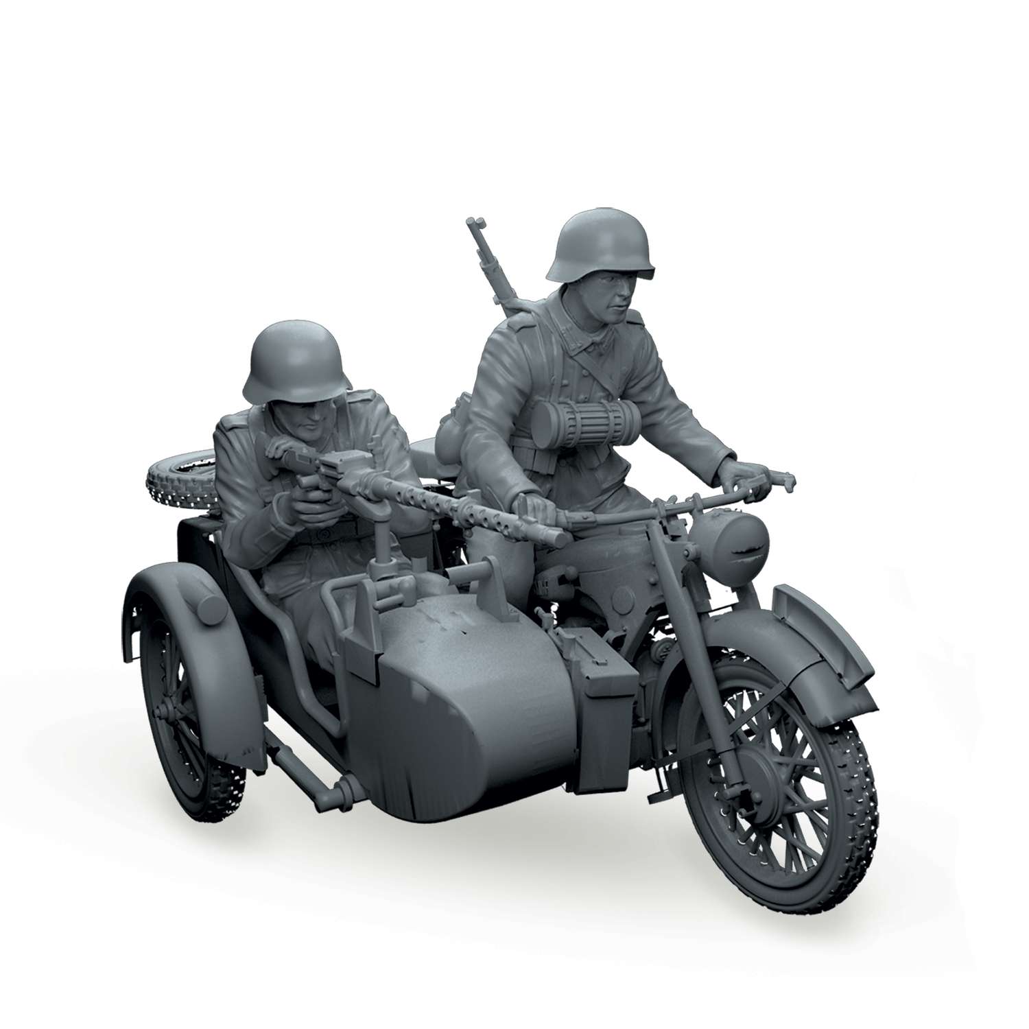 Модель для сборки Звезда Немецкий мотоцикл БМВ Р-12 3607 - фото 3