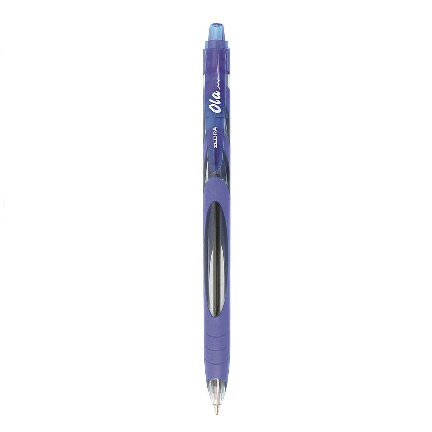 Ручка шариковая ZEBRA Ola автоматическая 1мм Синий 829286 - фото 1