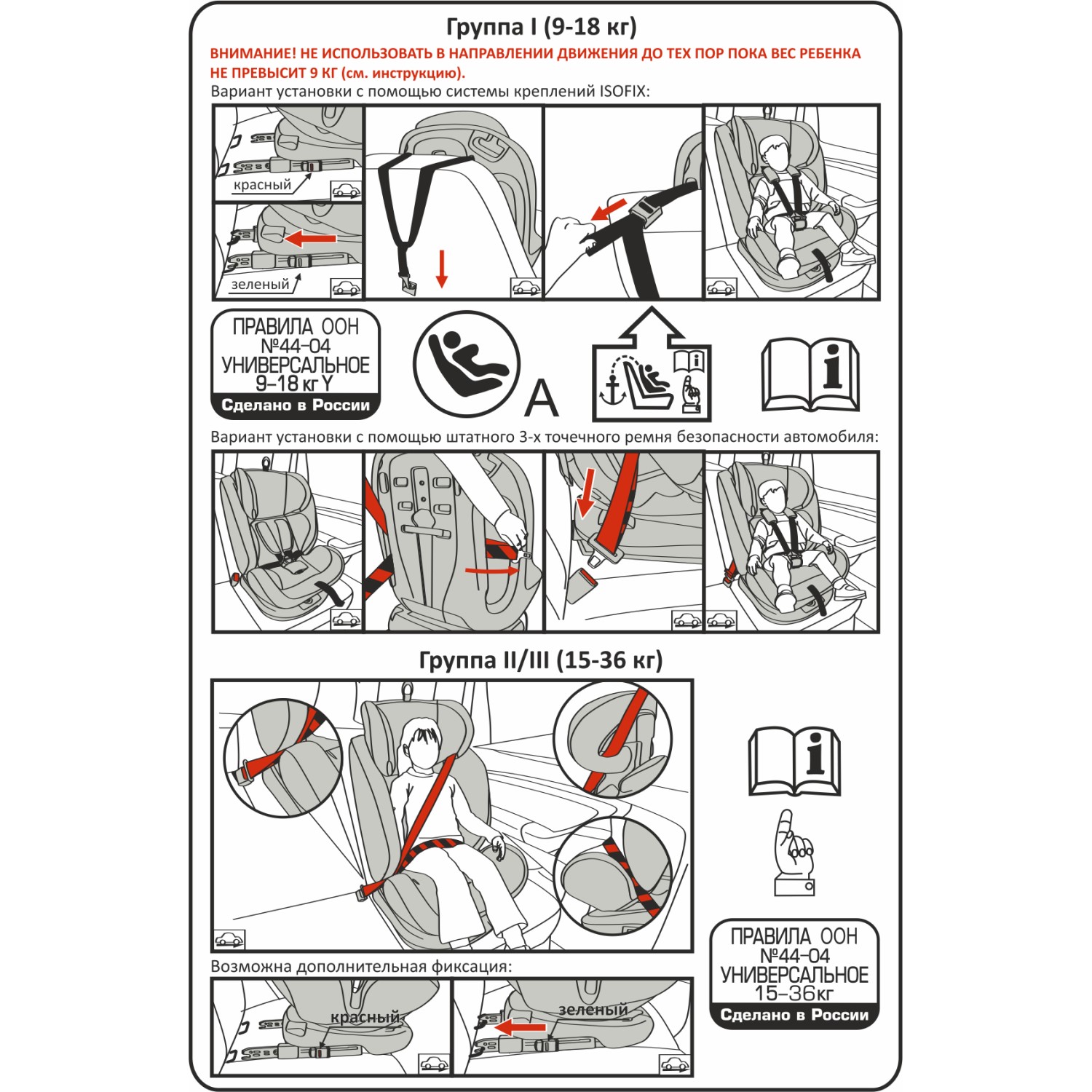 Автокресло Babyton Multi-Stage Isofix 0+/1/2/3 (0-36 кг) - фото 20