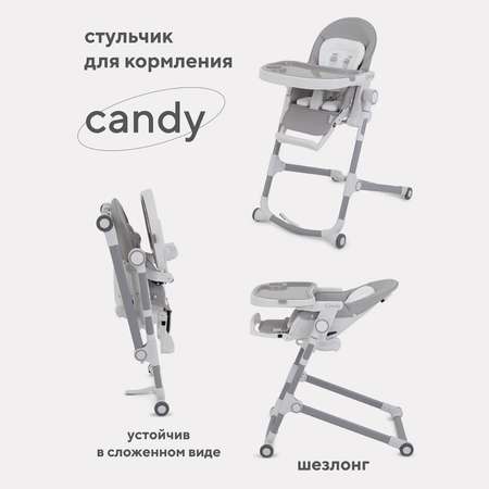 Стульчик для кормления Rant CANDY RH501 Mineral Silver