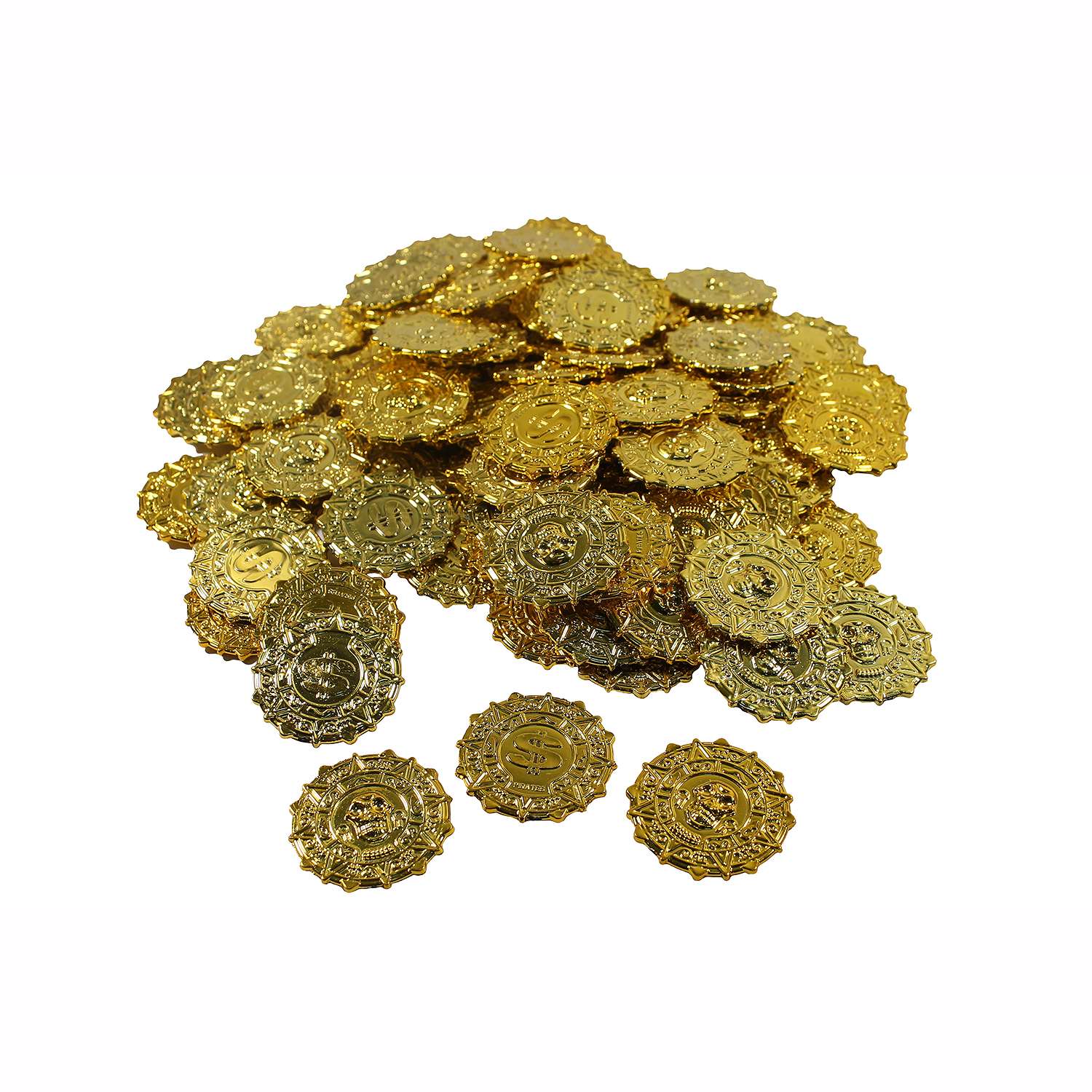 Золотые монеты СФЕРА Пират 100 шт 3-0360_1 - фото 1
