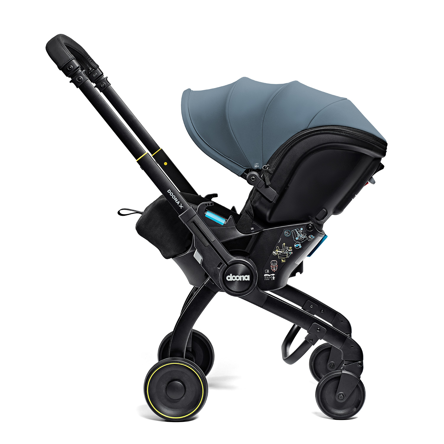 Автокресло Doona X Ocean Blue Isofix 0 (0 -13 кг) - фото 15