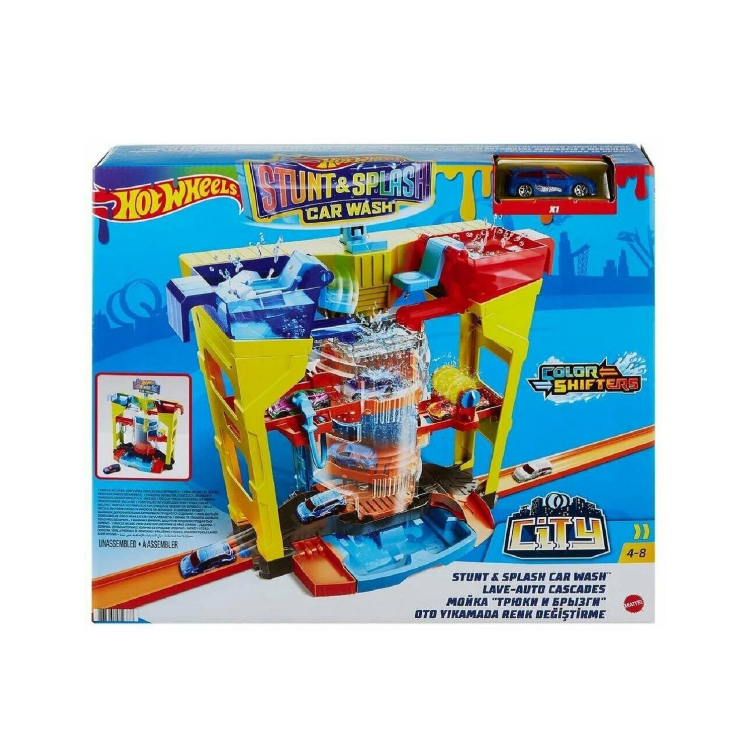 Набор игровой Hot Wheels Мойка Трюки и брызги GRW37 купить по цене 999 ₽ в  интернет-магазине Детский мир