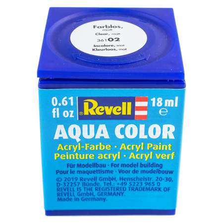 Аква-краска Revell прозрачная матовая