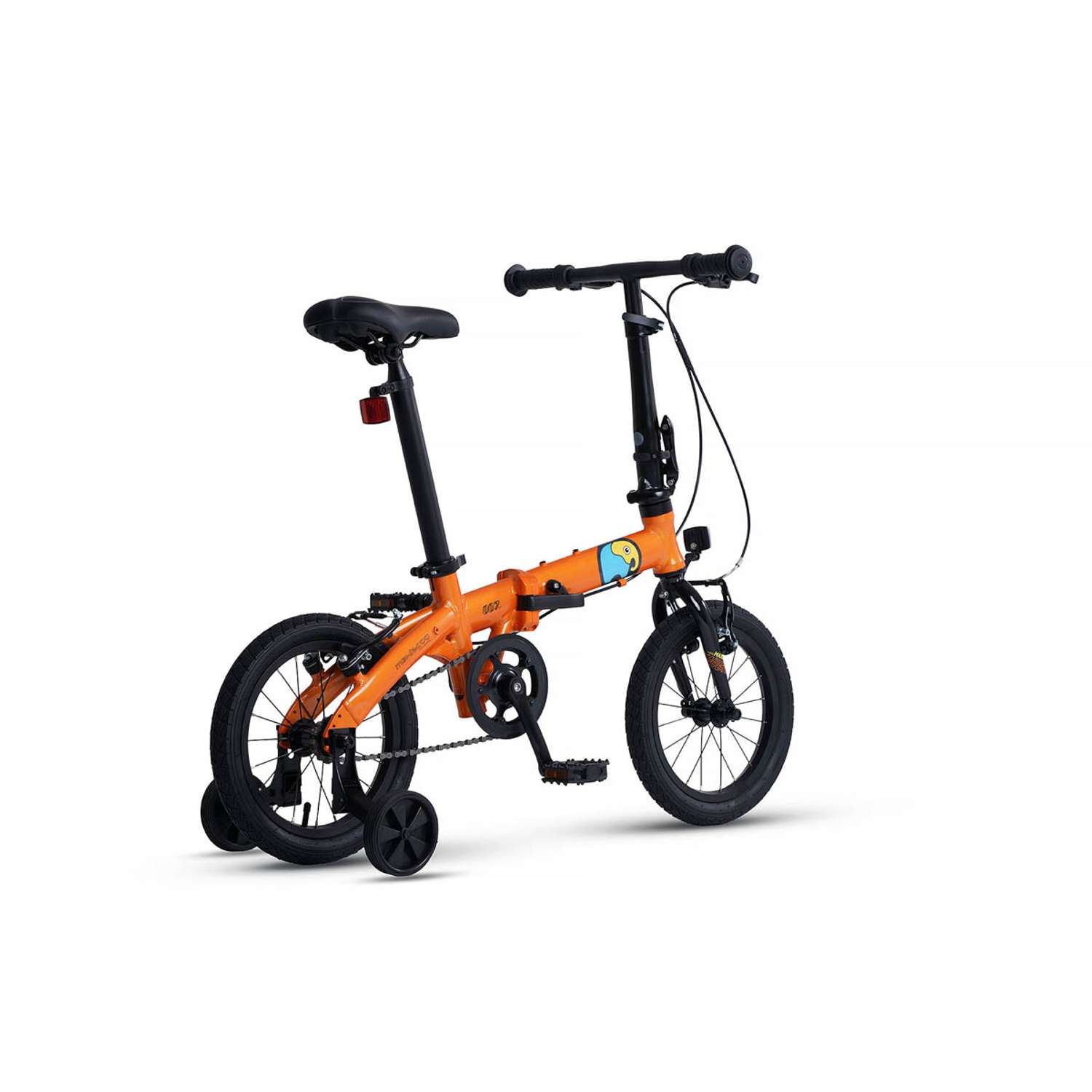 Велосипед Детский Складной Maxiscoo S007 стандарт 14 оранжевый - фото 4