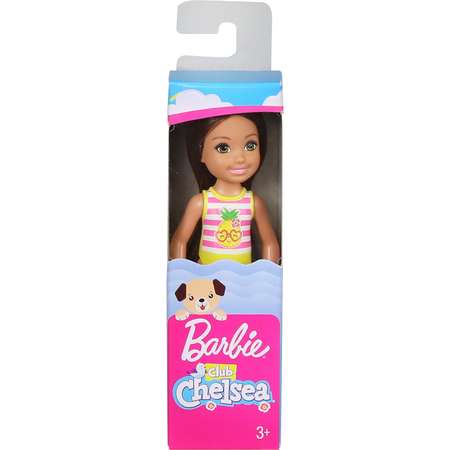 Кукла Barbie Челси в купальнике Шатенка GHV57