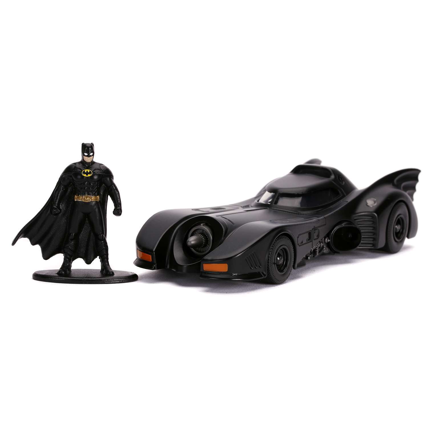 Автомобиль Jada Batmobile with Batman 1:32 черный ТоуR48 - фото 1