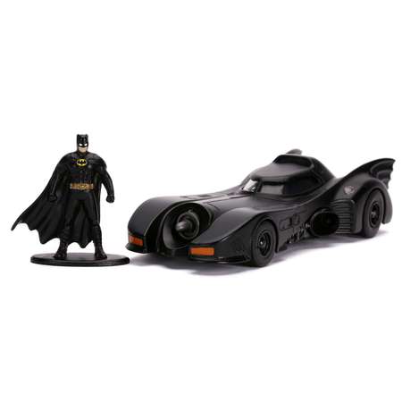 Автомобиль Jada Batmobile with Batman 1:32 черный